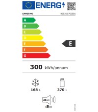 Ψυγειοκαταψύκτης  SAMSUNG RB53DG703EB1EF NoFrost Υ203xΠ75.9xΒ71.1εκ. Γκρι