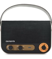 Aiwa RBTU-600 Φορητό Ραδιόφωνο Επαναφορτιζόμενο με Bluetooth και USB Μαύρο