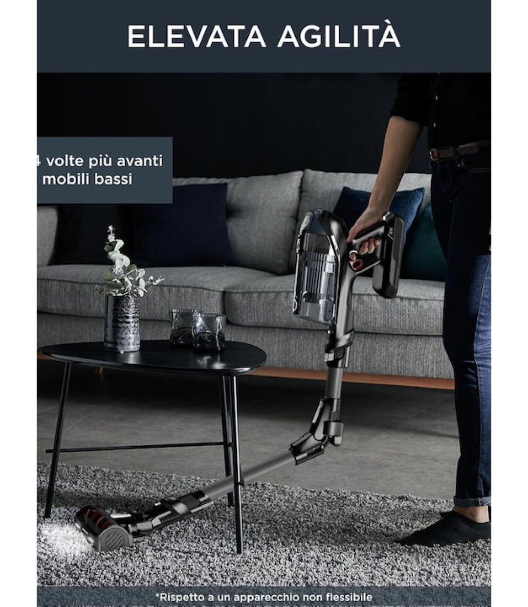 Rowenta X-Force Flex 14.60 RH99A9W Επαναφορτιζόμενη Σκούπα Stick & Χειρός 32.4V Μπλε