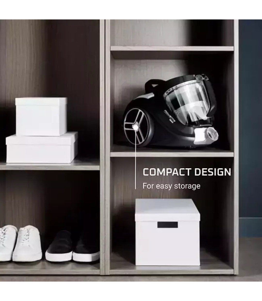 Rowenta RO4B25 Compact Power Xxl Ηλεκτρική Σκούπα 900W με Κάδο 2.5lt Μαύρη Rowenta RO4B25 Compact Power Xxl Ηλεκτρική Σκούπα 900W με Κάδο 2.5lt Μαύρη