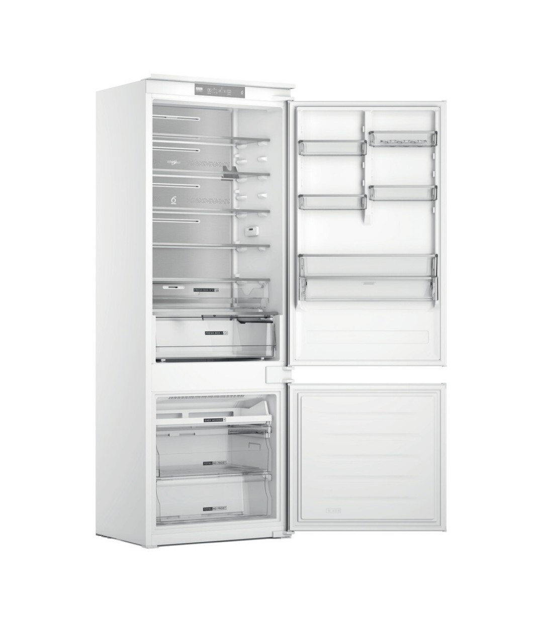 Whirlpool WH SP70 T122 Εντοιχιζόμενος Ψυγειοκαταψύκτης 394lt Total NoFrost Υ193.5xΠ69xΒ55.1εκ. Λευκός