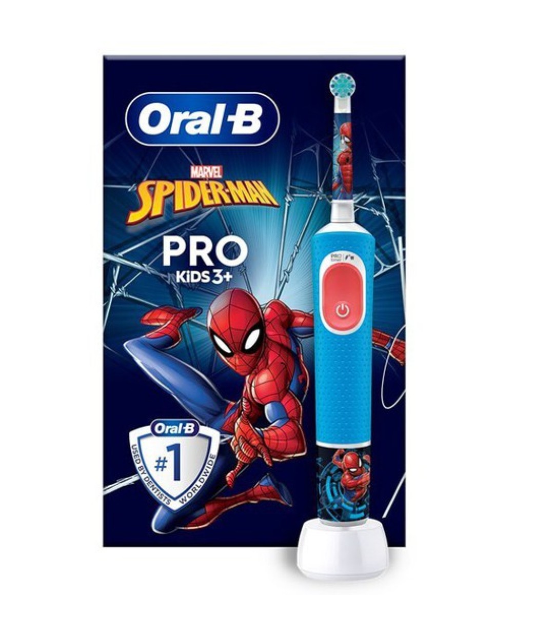 Oral-B Vitality Pro Kids Spiderman Ηλεκτρική Οδοντόβουρτσα 3 Ετών+ 1τμχ 