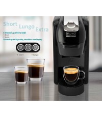  Bruno 3 σε 1 Multi Capsule Πίεσης 19bar Μαύρη BRN-0124