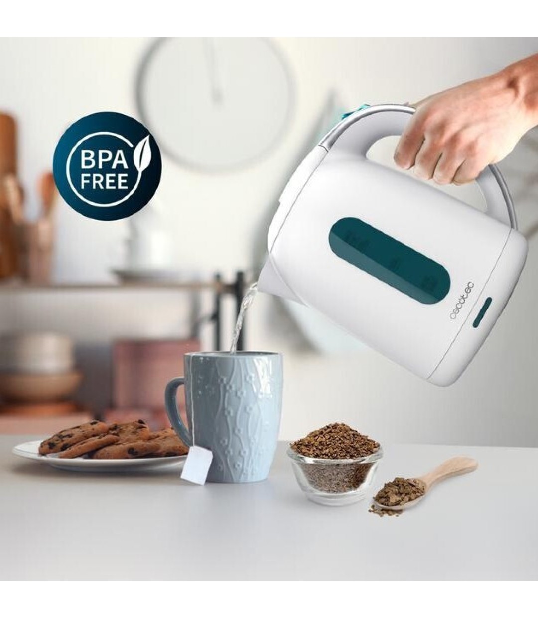  Cecotec Thermosense 180 Βραστήρας 1.7lt 2200W Λευκός 01418