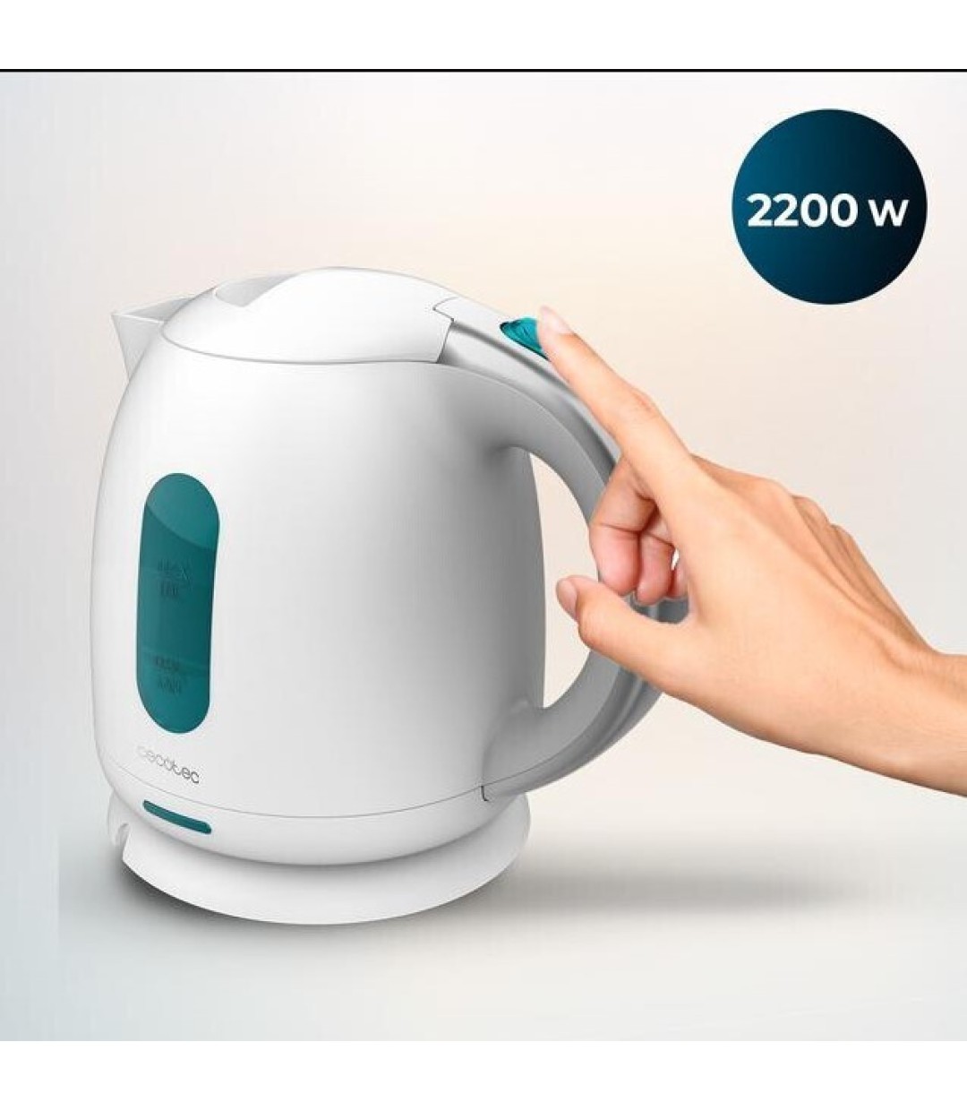  Cecotec Thermosense 180 Βραστήρας 1.7lt 2200W Λευκός 01418