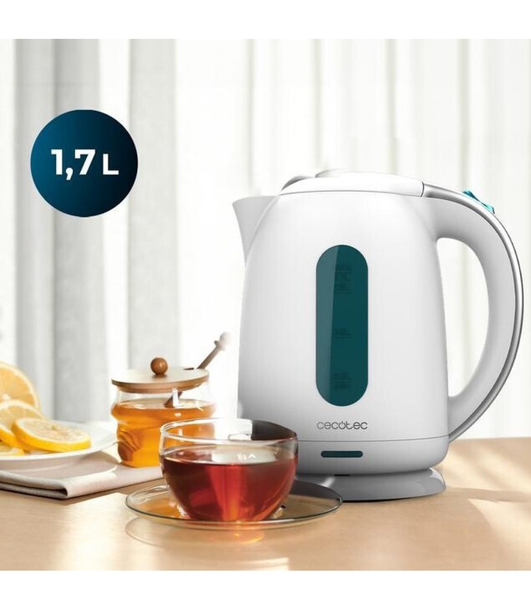  Cecotec Thermosense 180 Βραστήρας 1.7lt 2200W Λευκός 01418