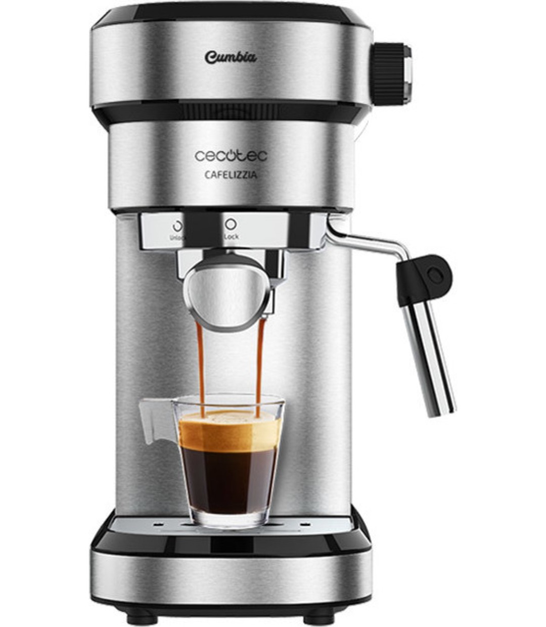  Cecotec Cafelizzia 790 Μηχανή Espresso 1350W Πίεσης 20bar Ασημί 01582