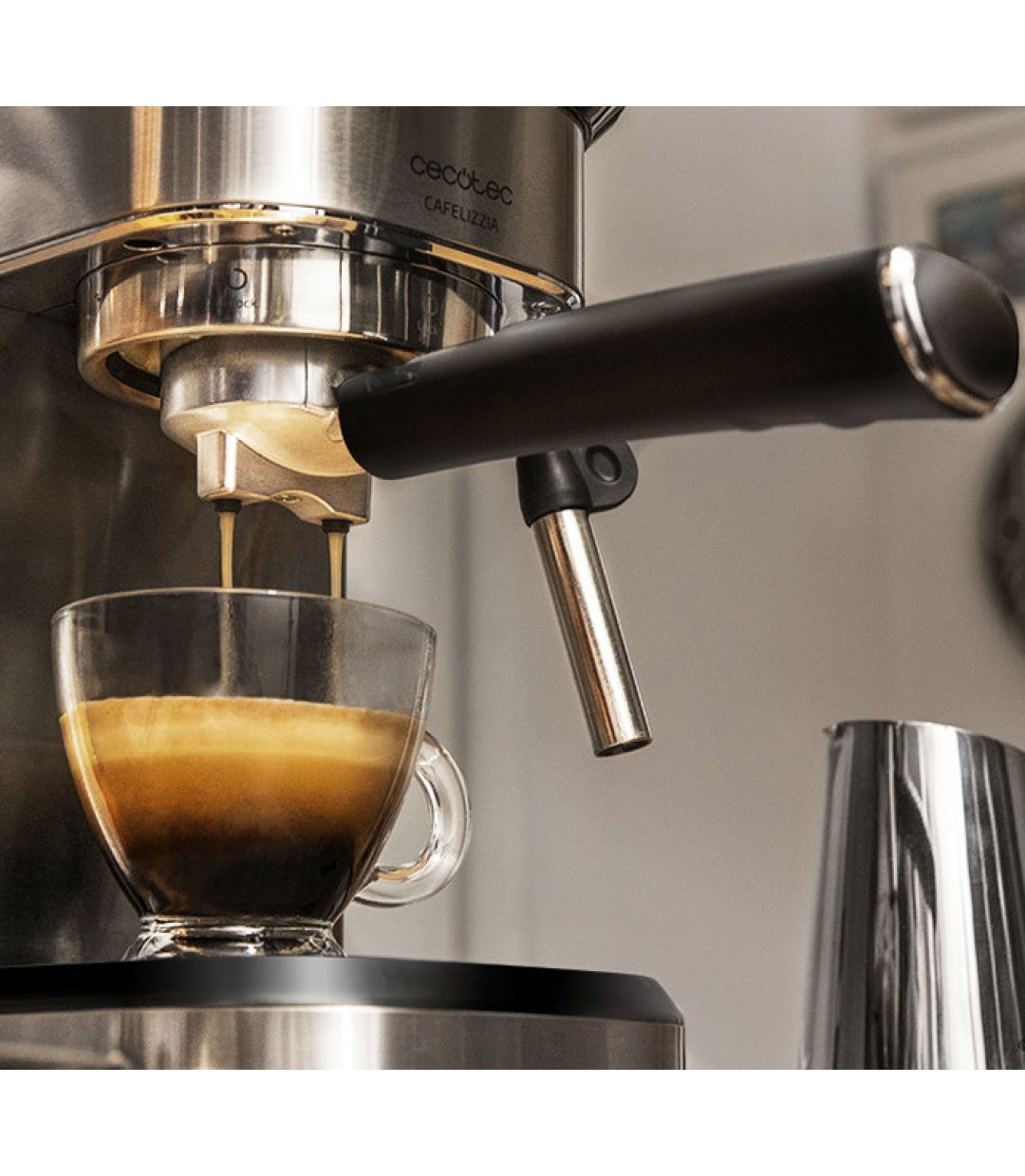  Cecotec Cafelizzia 790 Μηχανή Espresso 1350W Πίεσης 20bar Ασημί 01582