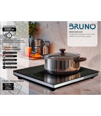 Bruno Επιτραπέζια Εστία Επαγωγική Μονή Μαύρη Κωδικός: BRN-0205 