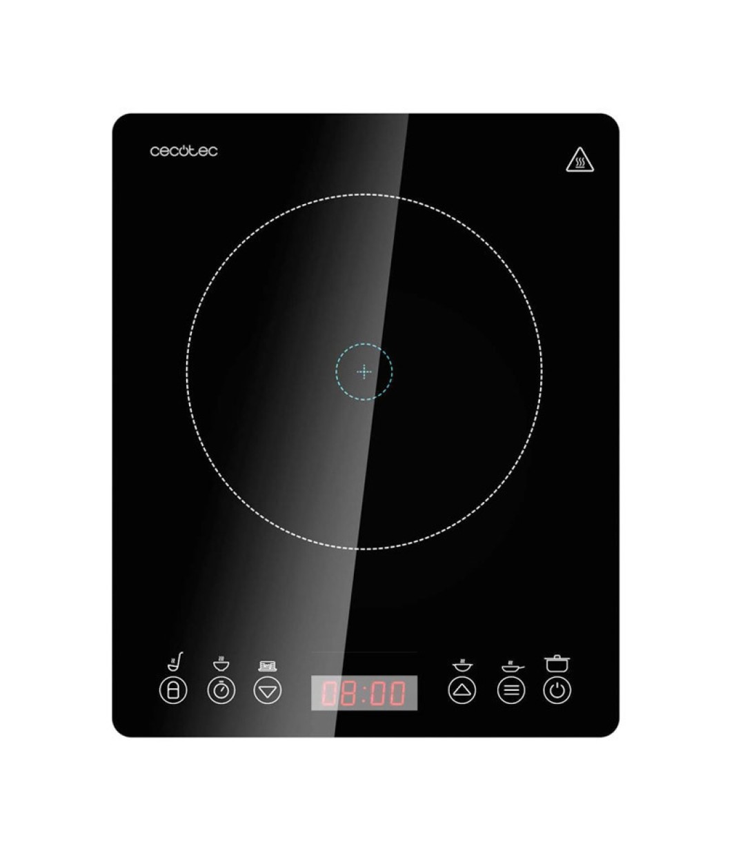 Cecotec Full Magma Slim Επιτραπέζια Εστία Επαγωγική Μονή Μαύρη 02559