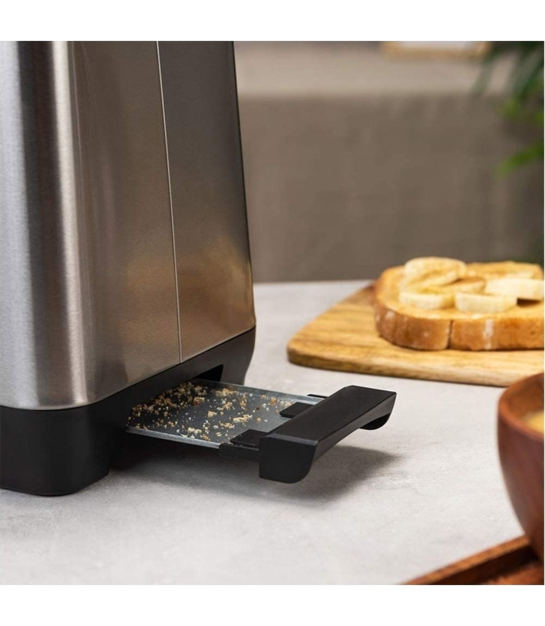  Cecotec BigToast Extra Double Φρυγανιέρα 2 Θέσεων 1000W Inox 03084