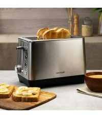  Cecotec BigToast Extra Double Φρυγανιέρα 2 Θέσεων 1000W Inox 03084