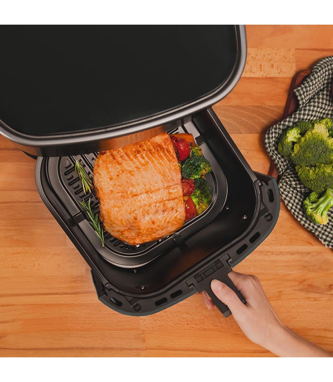  Cecotec Cecofry Fantastik 5500 Air Fryer 5.5lt Μαύρο 03297