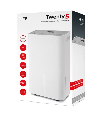 Life 221-0361 Αφυγραντήρας με Ιονιστή 25lt