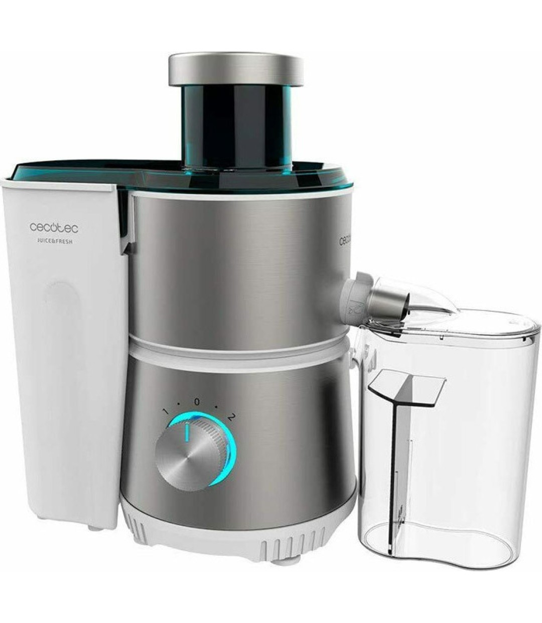  Cecotec Juice & Fresh 400 Titan Αποχυμωτής 400W Ασημί 04154