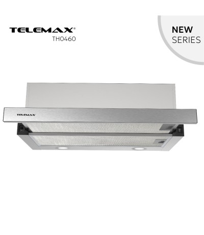 Απορροφητήρας Κουζίνας Συρόμενος 60cm Telemax TH0460 Inox