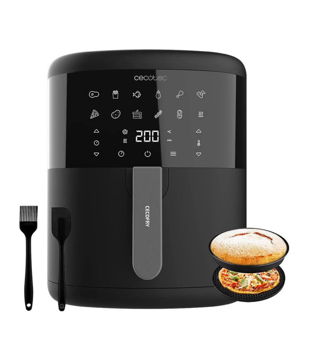  Cecotec Cecofry Bombastik 6000 Air Fryer 6lt Μαύρο 04993