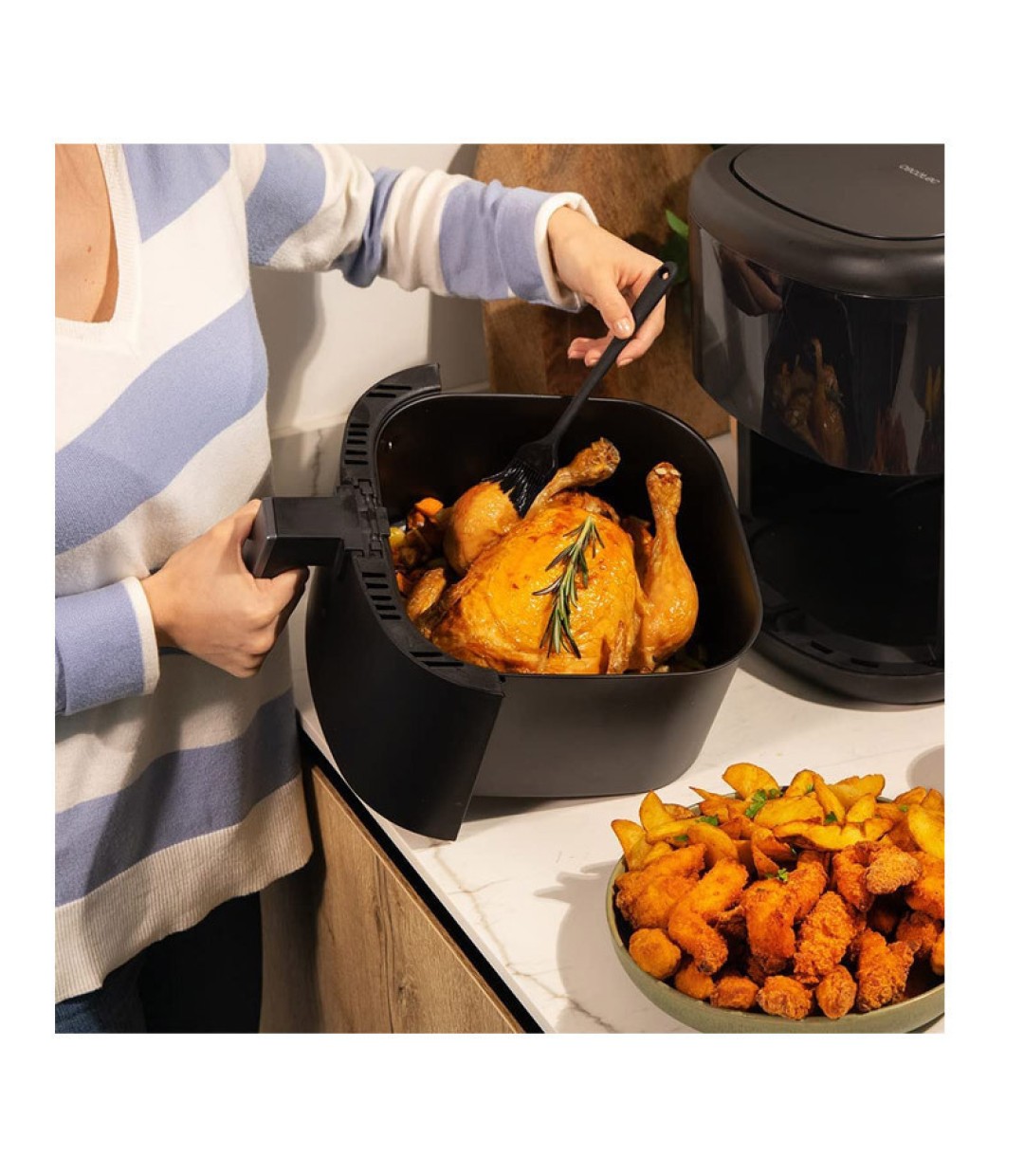  Cecotec Cecofry Bombastik 6000 Air Fryer 6lt Μαύρο 04993