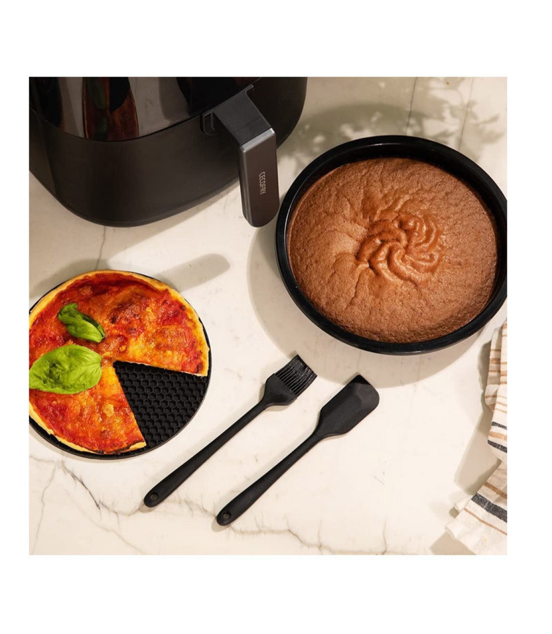  Cecotec Cecofry Bombastik 6000 Air Fryer 6lt Μαύρο 04993