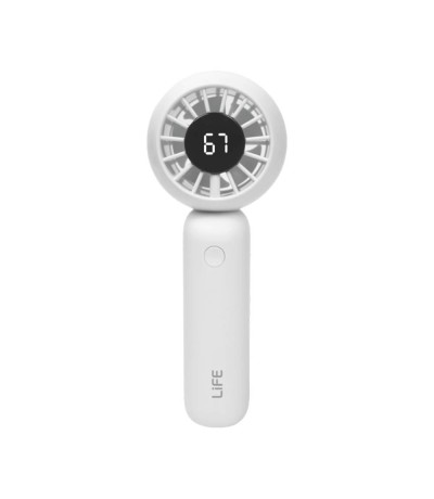 ΑΝΕΜ.LIFE LA FUN FAN WHITE RECHAREABLE HAND FAN TYPE-C 221-0514