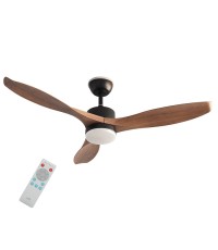 Life Ανεμιστήρας Οροφής VERANDA NATURE 132cm με Φως και Τηλεχειριστήριο Καφέ Κωδικός: 221-0520 