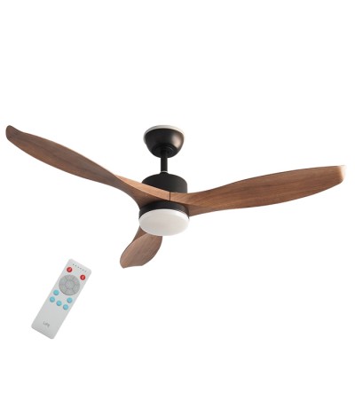 Life Ανεμιστήρας Οροφής VERANDA NATURE 132cm με Φως και Τηλεχειριστήριο Καφέ Κωδικός: 221-0520 