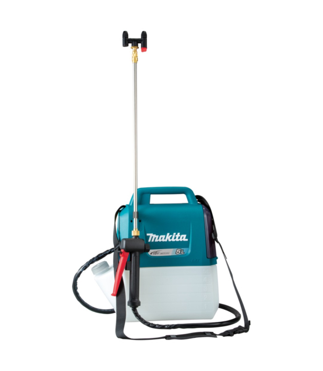 Makita LXT® 18V Solo Ψεκαστήρας Πλάτης 18V Solo Μπαταρίας με Χωρητικότητα 5lt 3bar σε Μπλε χρώμα
