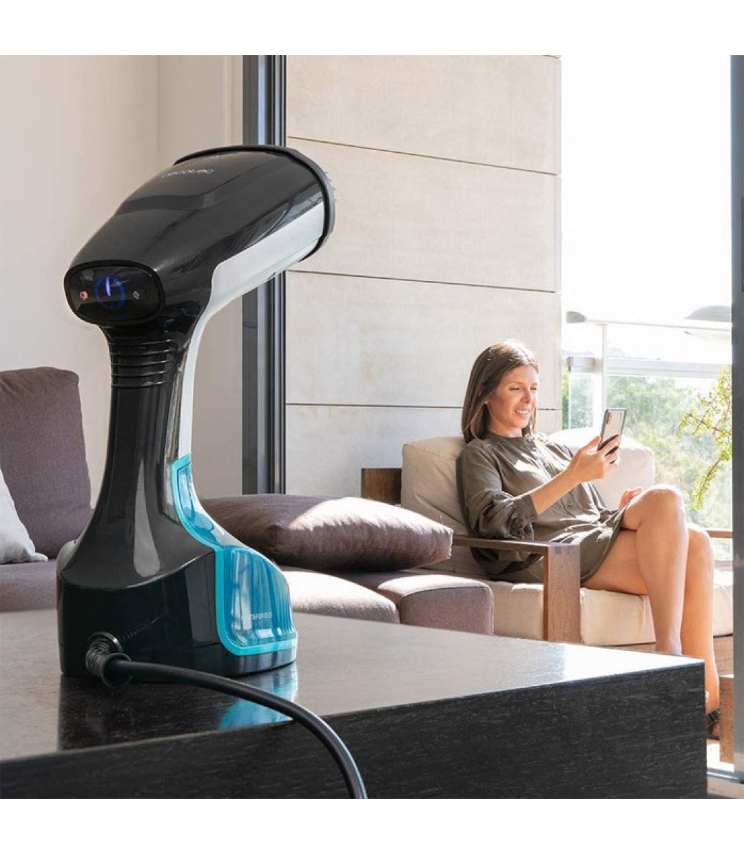  Cecotec Fast&Furious 4020 Force Ατμοκαθαριστής Ρούχων Χειρός 1400W με Δοχείο 250ml Μπλε 05517