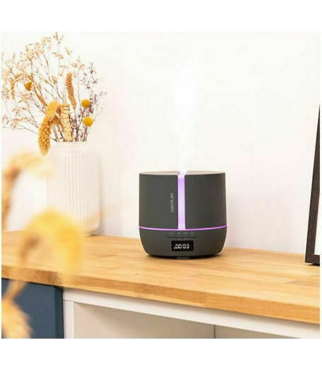  Cecotec Led Συσκευή Αρωματοθεραπείας PureAroma 550 Connected με Χρονοδιακόπτη Γκρι 500ml 05646 