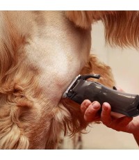  Επαγγελματική Κουρευτική Μηχανή Σκύλων Επαναφορτιζόμενη 6000rpm Μαύρο 3027682