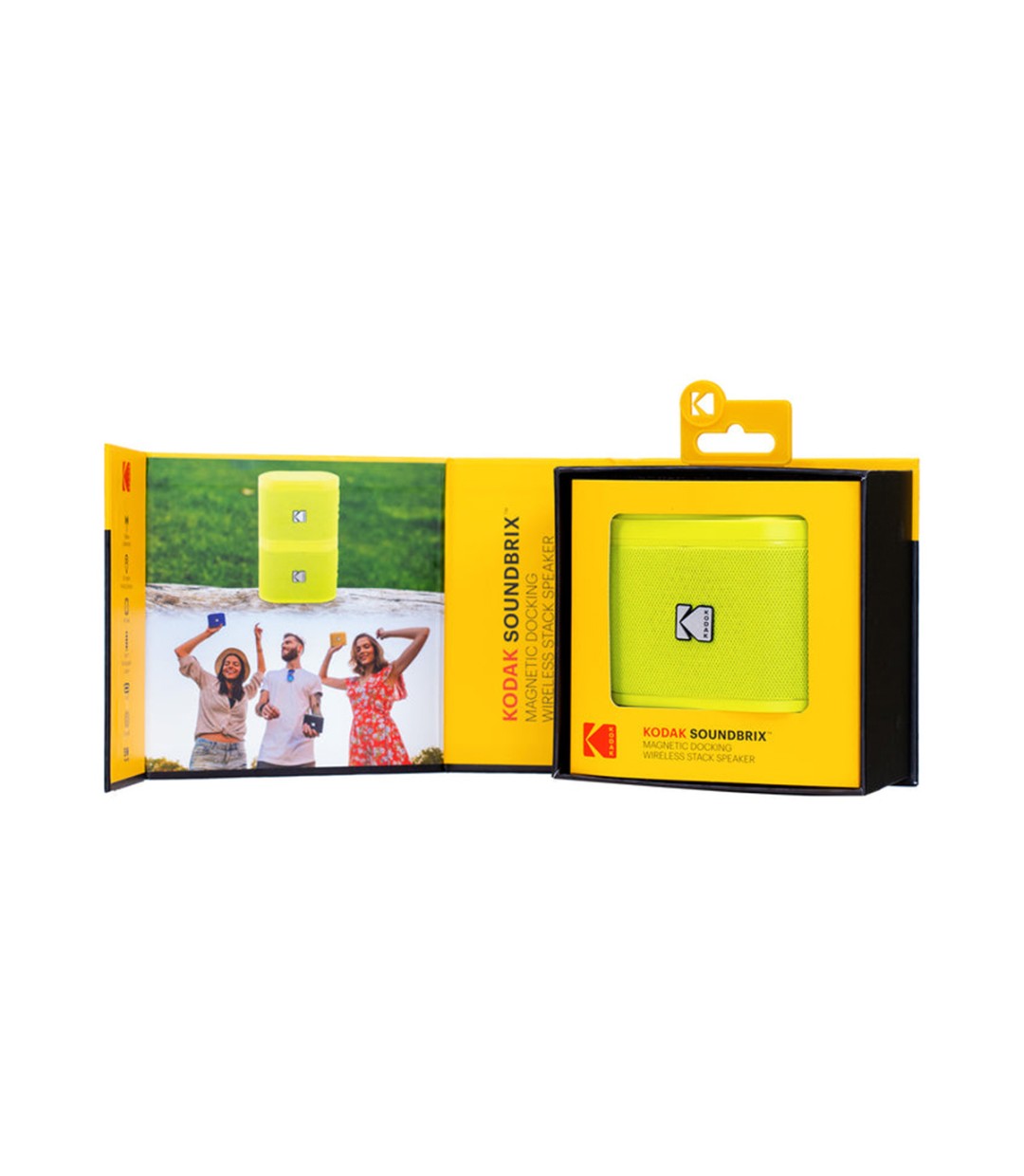Kodak SOUNDBRIX Ηχείο Bluetooth 5W με Διάρκεια Μπαταρίας έως 5 ώρες Yellin' Yellow