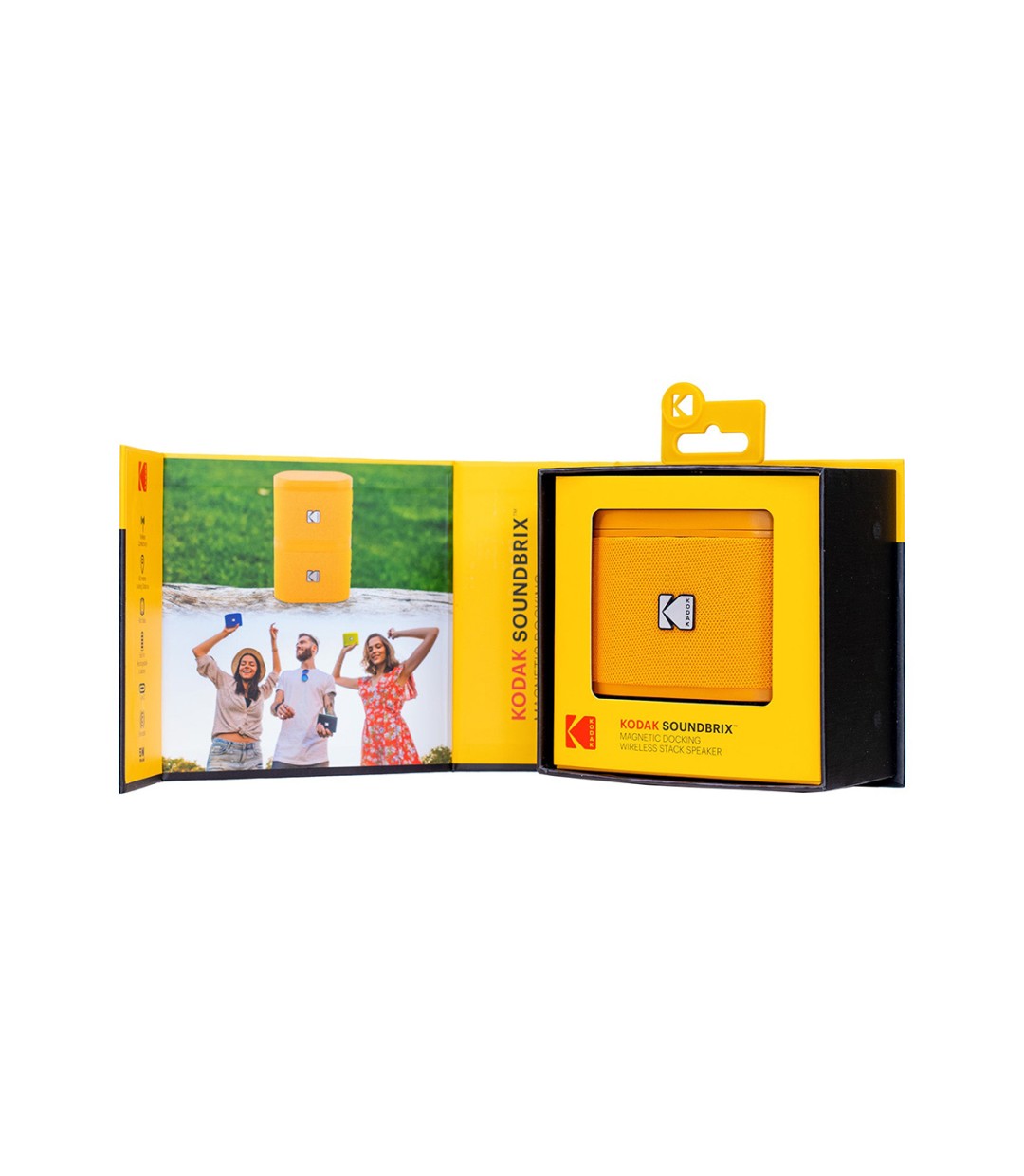 Kodak SOUNDBRIX Ηχείο Bluetooth 5W με Διάρκεια Μπαταρίας έως 5 ώρες Overload Orange