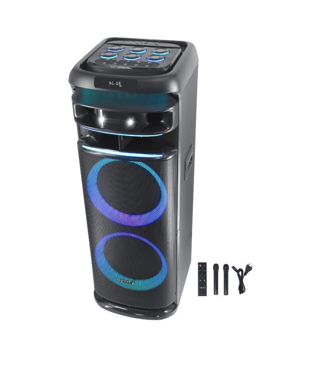 Akai Ηχείο Party Speaker 1200 σε Μαύρο Χρώμα