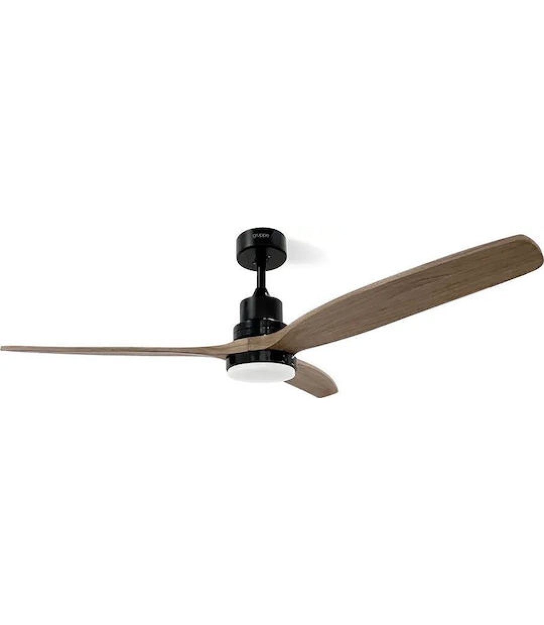  Gruppe 52-11093 Ανεμιστήρας Οροφής 132cm με Φως και Τηλεχειριστήριο Μαύρος 