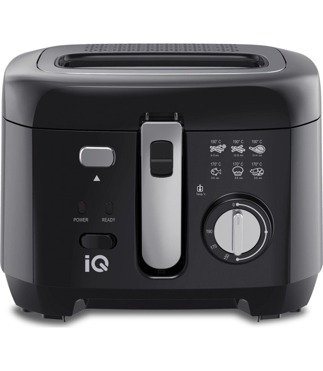IQ KC-1211 Φριτέζα 2.5lt Μαύρη
