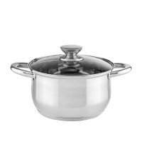 Muhler MR-1242 Σετ Μαγειρικά Σκεύη από Ανοξείδωτο Ατσάλι Ασημί 12τμχ