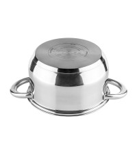 Muhler MR-1242 Σετ Μαγειρικά Σκεύη από Ανοξείδωτο Ατσάλι Ασημί 12τμχ