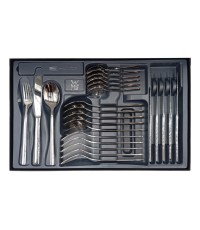 WMF Σετ Μαχαιροπίρουνα Ανοξείδωτα Ασημί 30τμχ