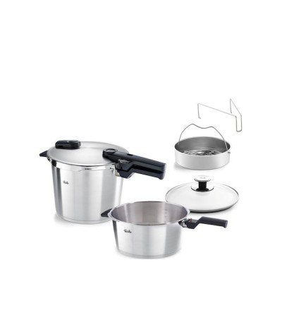  Fissler Premium Vitaquick Set Quattro Χύτρες Ταχύτητας 6lt + 3.5lt 