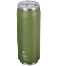 Estia Travel Cup Save the Aegean Ανακυκλώσιμο Ποτήρι Θερμός Ανοξείδωτο / Πλαστικό BPA Free 500ml Forest Spirit με Καλαμάκι