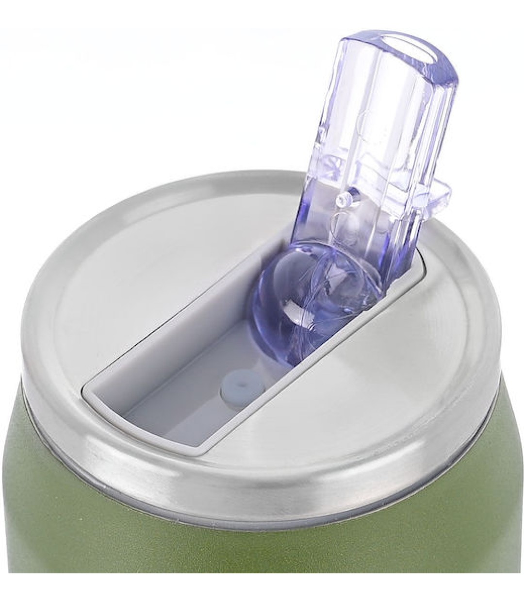 Estia Travel Cup Save the Aegean Ανακυκλώσιμο Ποτήρι Θερμός Ανοξείδωτο / Πλαστικό BPA Free 500ml Forest Spirit με Καλαμάκι