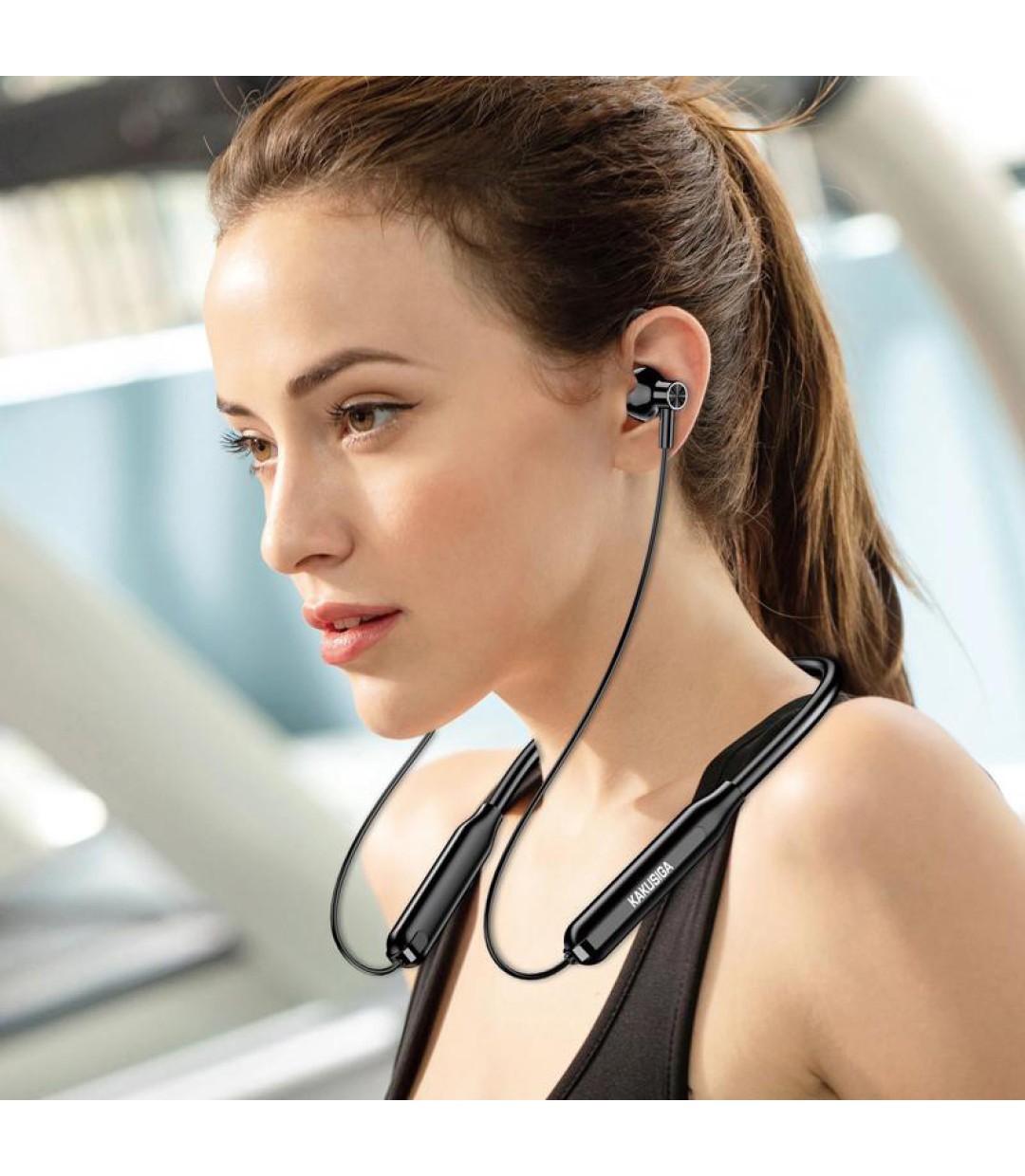 Kakusiga KSC-1472 In-ear Bluetooth Handsfree Ακουστικά με Αντοχή στον Ιδρώτα Μαύρα