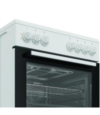  Indesit Κουζίνα 66lt με Κεραμικές Εστίες Π60εκ. Λευκή 16V5PMW