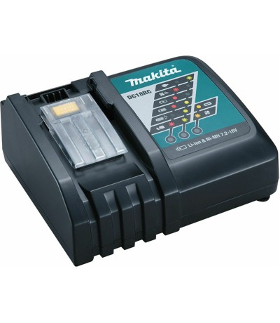 Makita Φορτιστής Μπαταριών Εργαλείου 14.4-18V Λιθίου DC18RC 195584-2 Makita Φορτιστής Μπαταριών Εργαλείου 14.4-18V Λιθίου DC18RC 195584-2