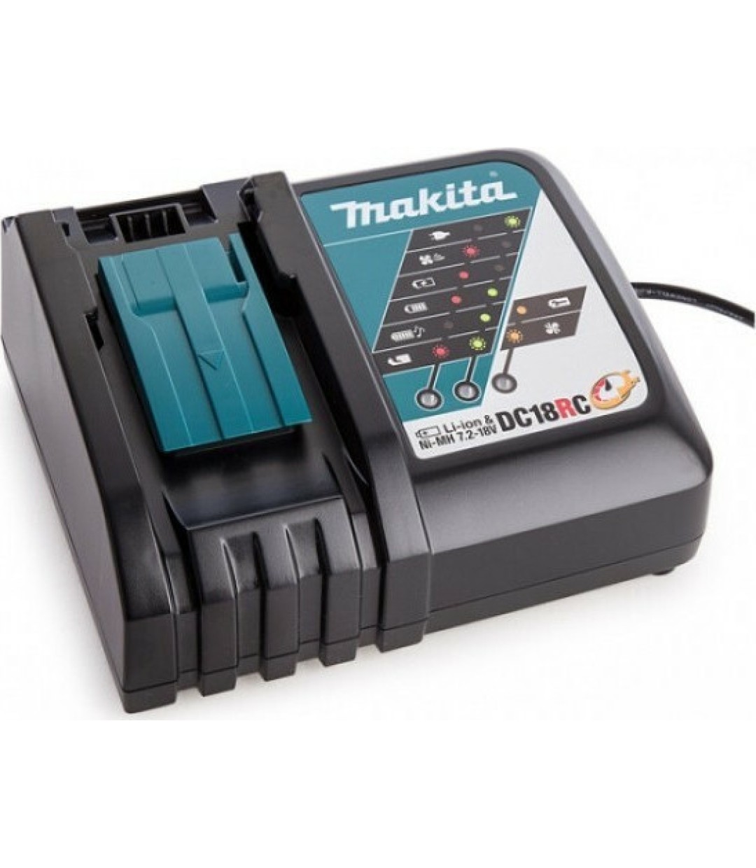 Makita Φορτιστής Μπαταριών Εργαλείου 14.4-18V Λιθίου DC18RC 195584-2