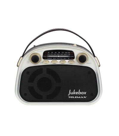Telemax VX-1982  Retro Φορητό Ραδιόφωνο Επαναφορτιζόμενο με Bluetooth και USB