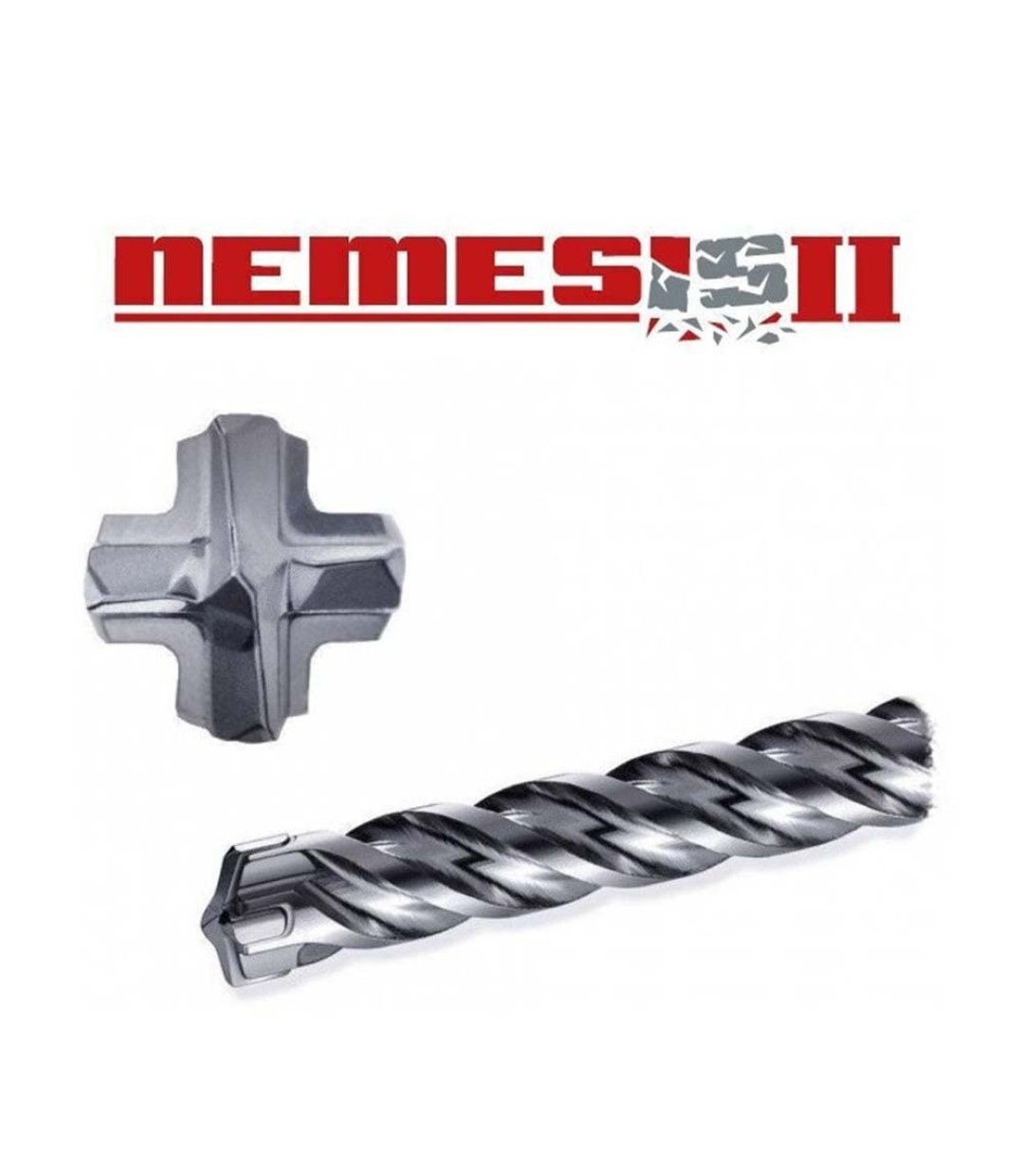 Makita Nemesis II Τετράκοπο Τρυπάνι με SDS Max Στέλεχος για Δομικά Υλικά 28x570mm Β-20155