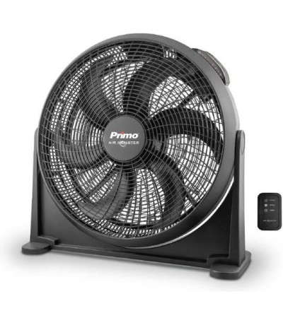  Primo A2070R Box Fan 90W Διαμέτρου 50.8cm με Τηλεχειριστήριο Μαύρο 800706