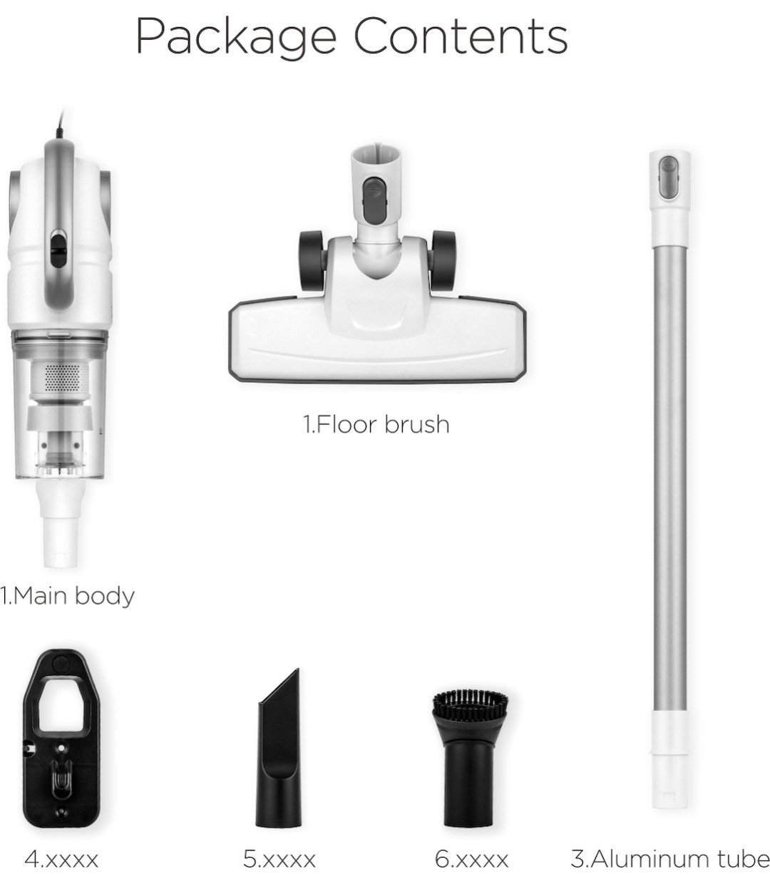 Midea 20S0AW Ηλεκτρική Σκούπα Stick & Χειρός 450W Λευκή