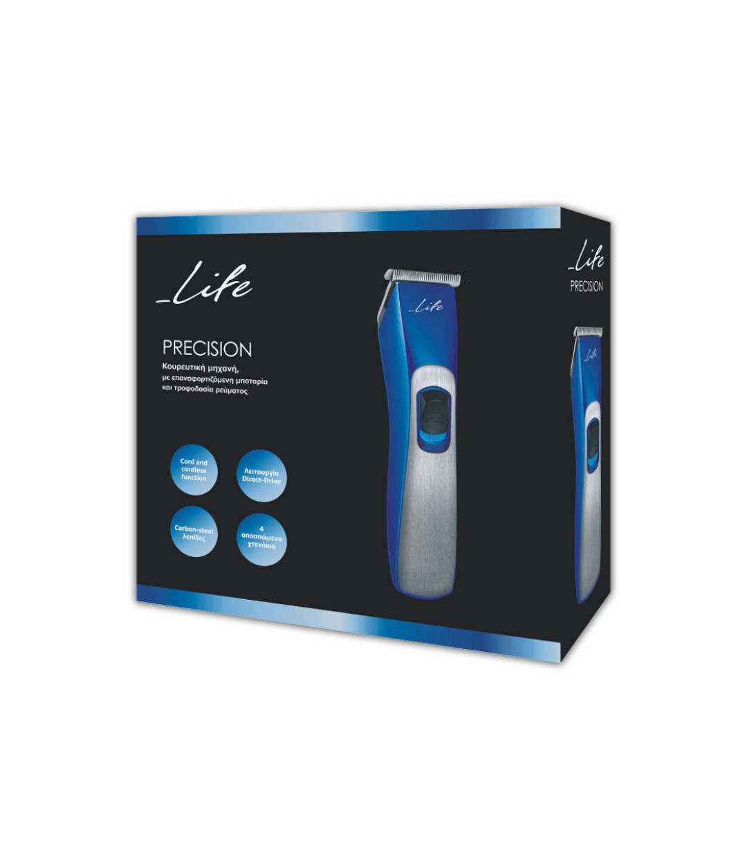 Life Precision Κουρευτική Μηχανή Μπλε 221-0116 